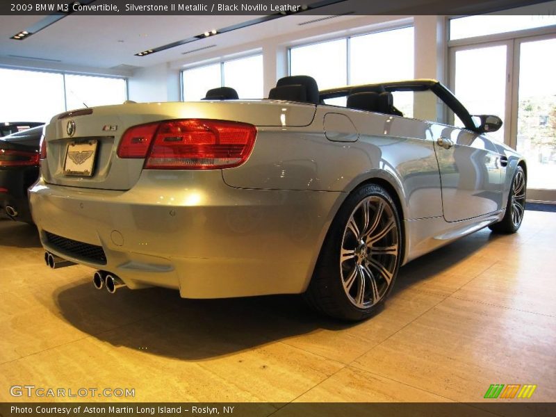 Silverstone II Metallic / Black Novillo Leather 2009 BMW M3 Convertible