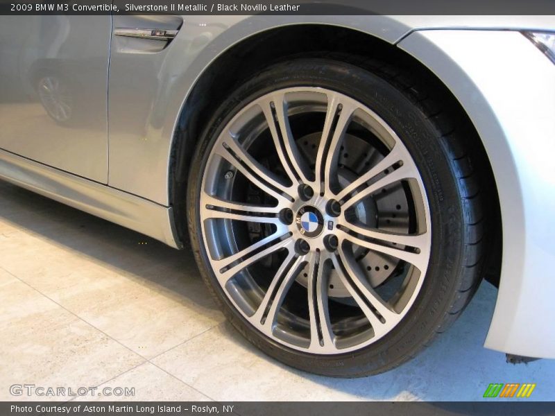 Silverstone II Metallic / Black Novillo Leather 2009 BMW M3 Convertible