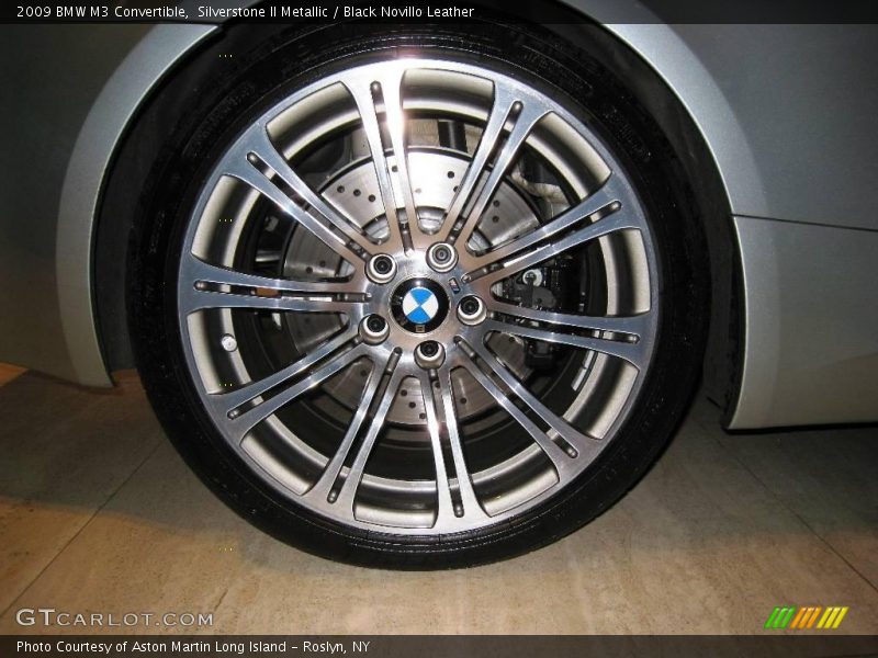 Silverstone II Metallic / Black Novillo Leather 2009 BMW M3 Convertible