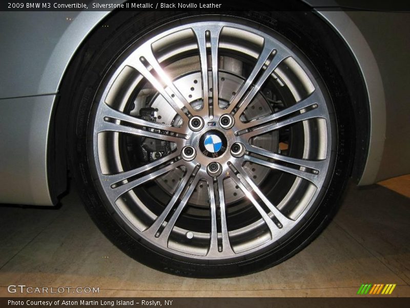 Silverstone II Metallic / Black Novillo Leather 2009 BMW M3 Convertible
