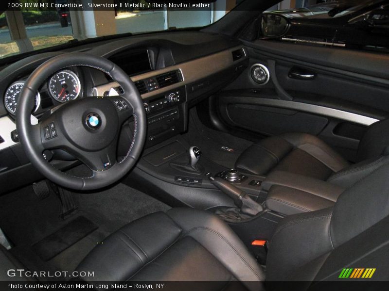 Silverstone II Metallic / Black Novillo Leather 2009 BMW M3 Convertible