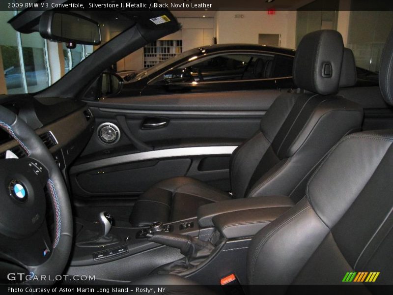 Silverstone II Metallic / Black Novillo Leather 2009 BMW M3 Convertible