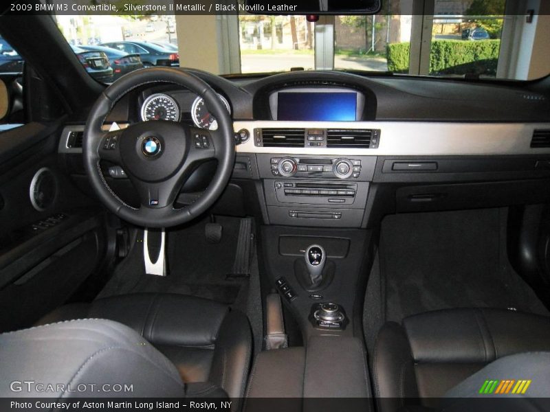 Silverstone II Metallic / Black Novillo Leather 2009 BMW M3 Convertible