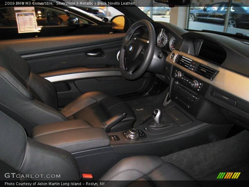 Silverstone II Metallic / Black Novillo Leather 2009 BMW M3 Convertible