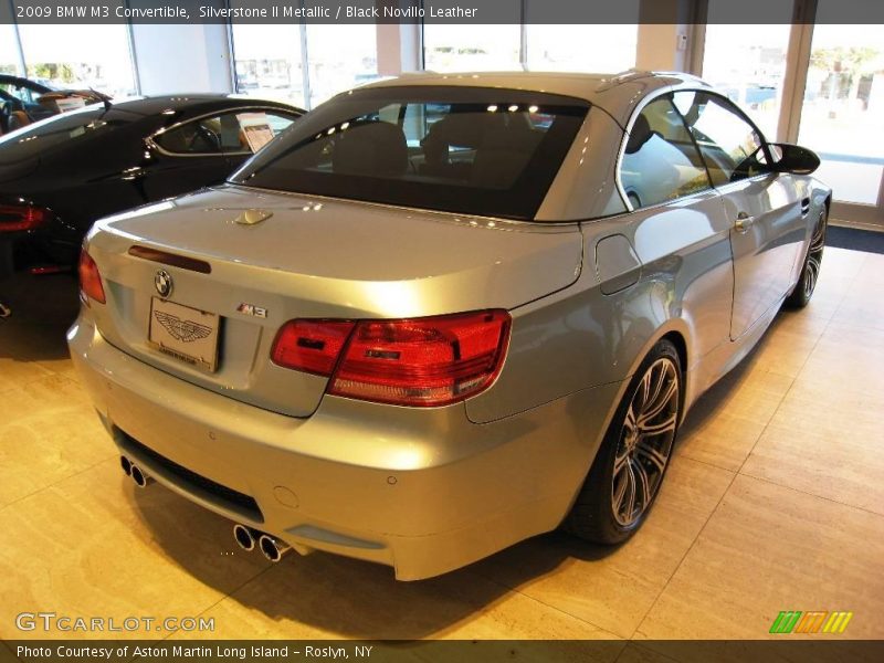 Silverstone II Metallic / Black Novillo Leather 2009 BMW M3 Convertible