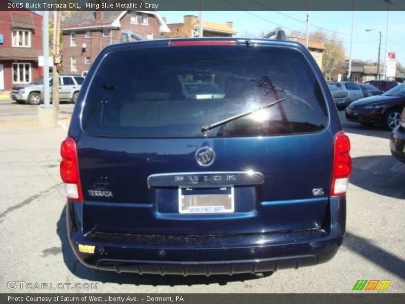 Ming Blue Metallic / Gray 2005 Buick Terraza CXL