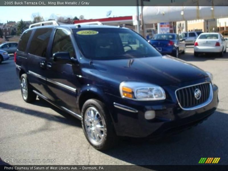 Ming Blue Metallic / Gray 2005 Buick Terraza CXL
