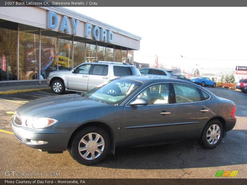Slatestone Metallic / Gray 2007 Buick LaCrosse CX