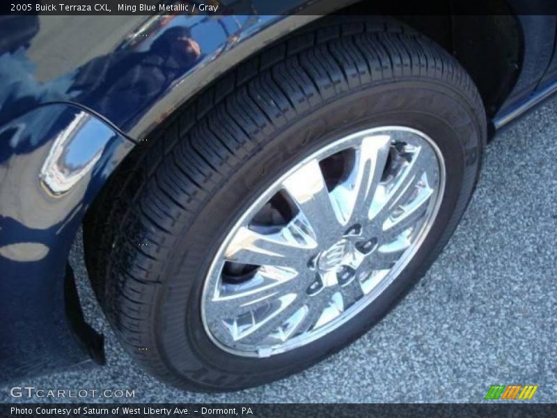 Ming Blue Metallic / Gray 2005 Buick Terraza CXL