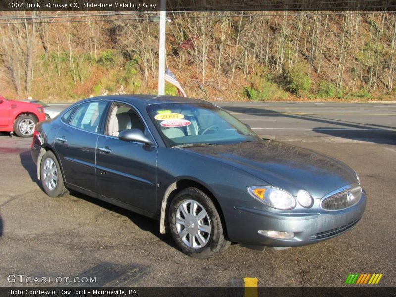 Slatestone Metallic / Gray 2007 Buick LaCrosse CX