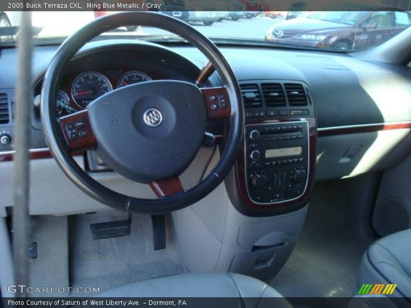 Ming Blue Metallic / Gray 2005 Buick Terraza CXL