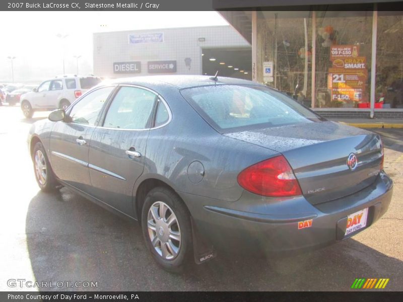 Slatestone Metallic / Gray 2007 Buick LaCrosse CX