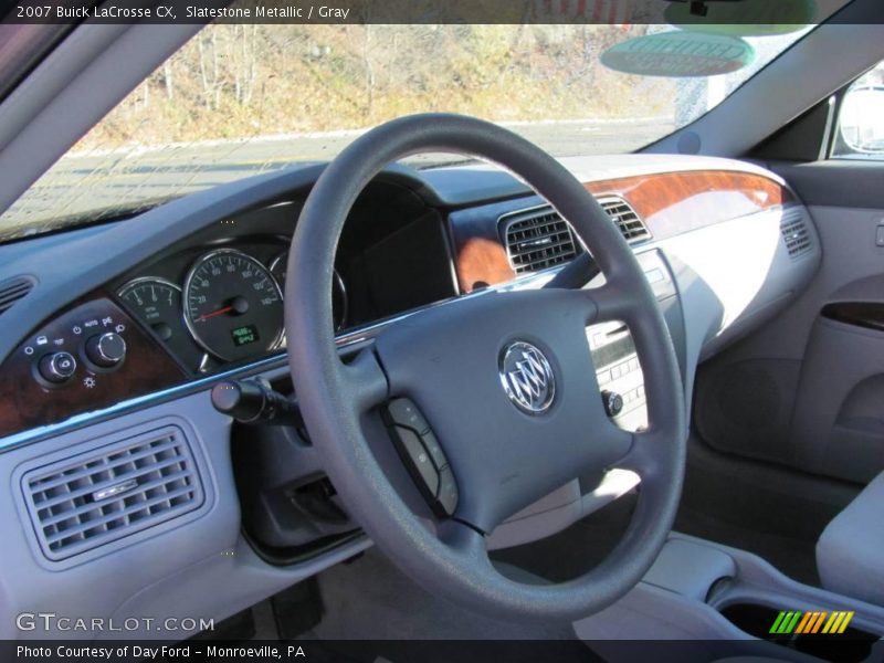 Slatestone Metallic / Gray 2007 Buick LaCrosse CX