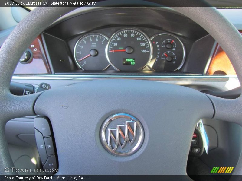 Slatestone Metallic / Gray 2007 Buick LaCrosse CX