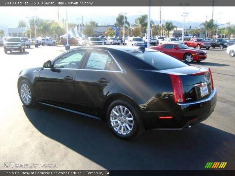 Black Raven / Ebony 2010 Cadillac CTS 3.0 Sedan