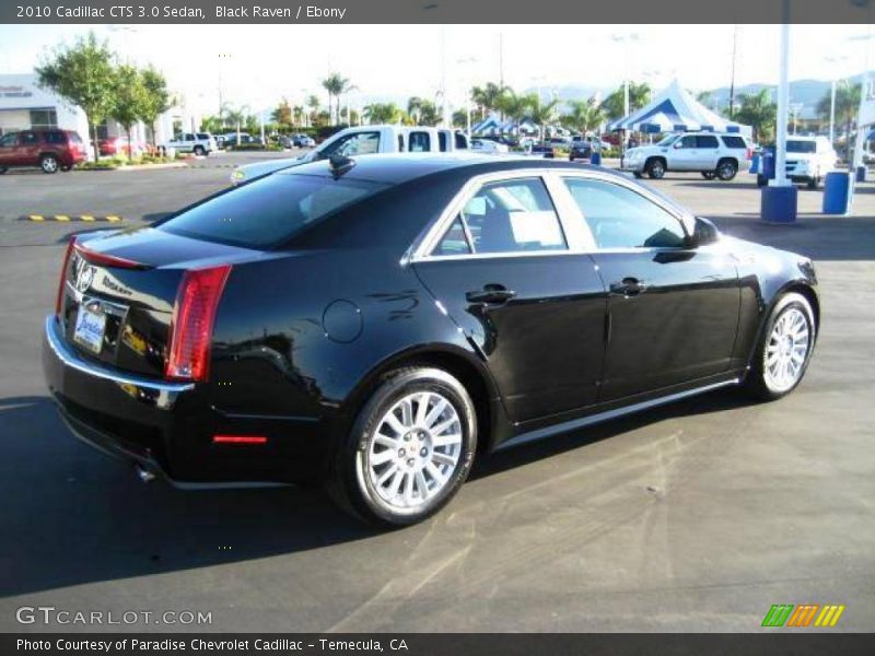 Black Raven / Ebony 2010 Cadillac CTS 3.0 Sedan