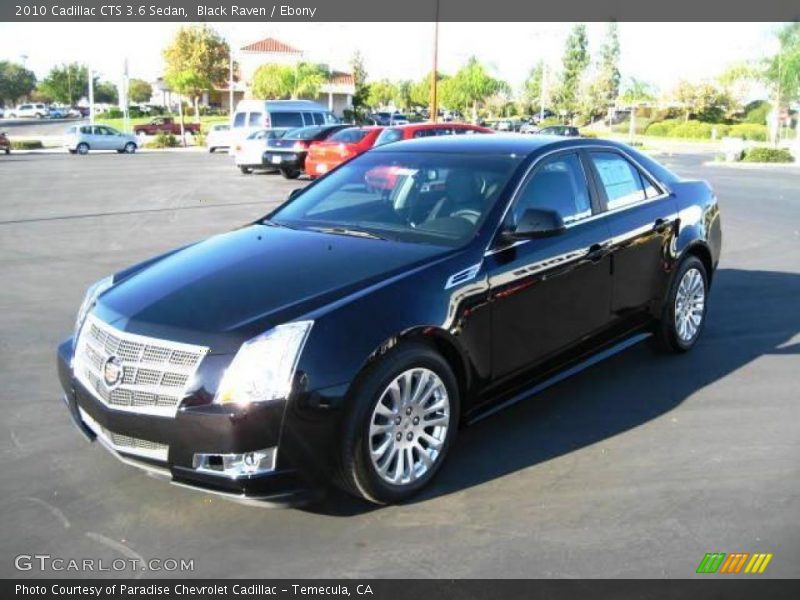 Black Raven / Ebony 2010 Cadillac CTS 3.6 Sedan