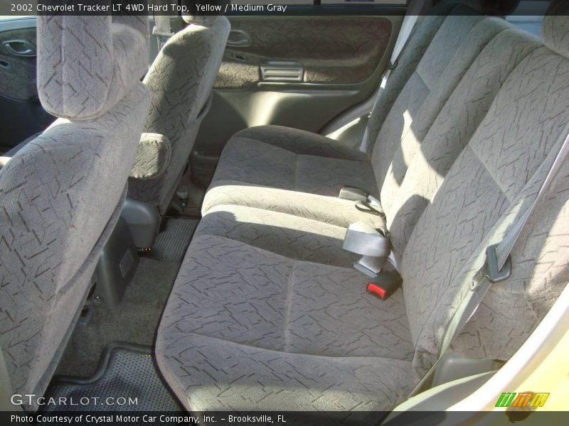 Yellow / Medium Gray 2002 Chevrolet Tracker LT 4WD Hard Top