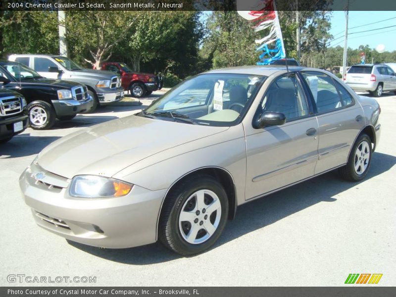 Sandrift Metallic / Neutral 2004 Chevrolet Cavalier LS Sedan