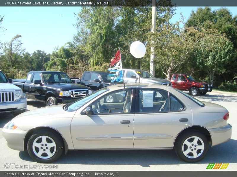 Sandrift Metallic / Neutral 2004 Chevrolet Cavalier LS Sedan