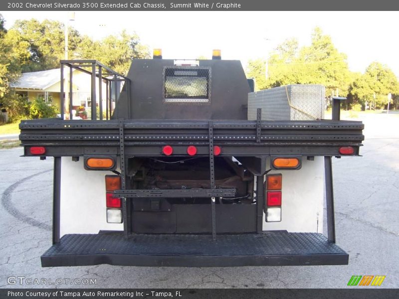 Summit White / Graphite 2002 Chevrolet Silverado 3500 Extended Cab Chassis