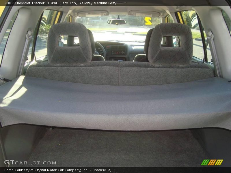 Yellow / Medium Gray 2002 Chevrolet Tracker LT 4WD Hard Top