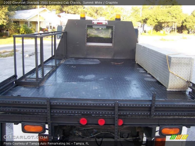 Summit White / Graphite 2002 Chevrolet Silverado 3500 Extended Cab Chassis