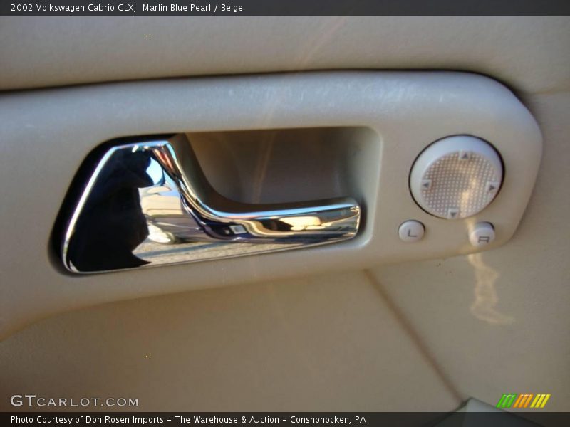 Marlin Blue Pearl / Beige 2002 Volkswagen Cabrio GLX