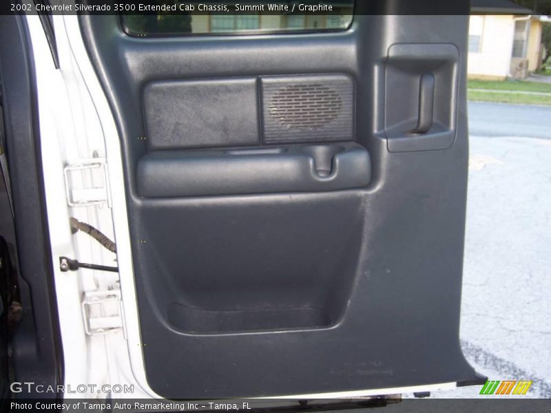 Summit White / Graphite 2002 Chevrolet Silverado 3500 Extended Cab Chassis