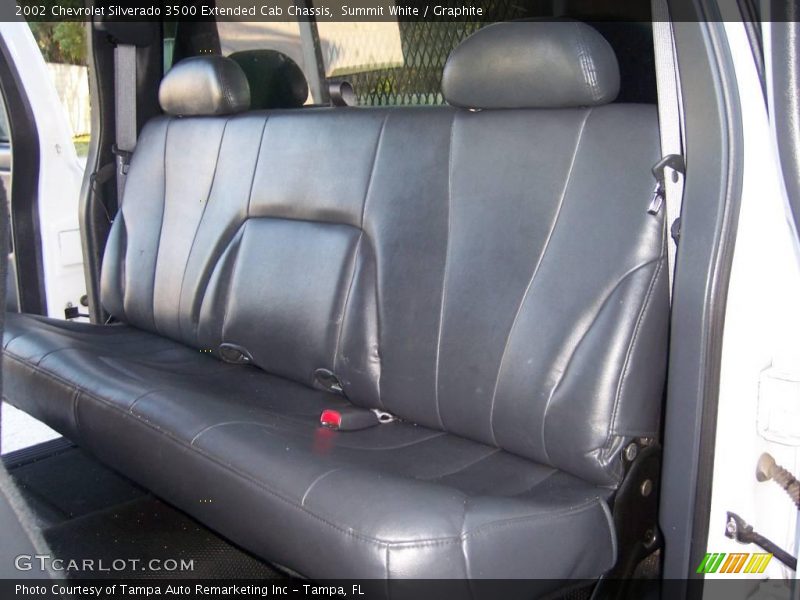 Summit White / Graphite 2002 Chevrolet Silverado 3500 Extended Cab Chassis