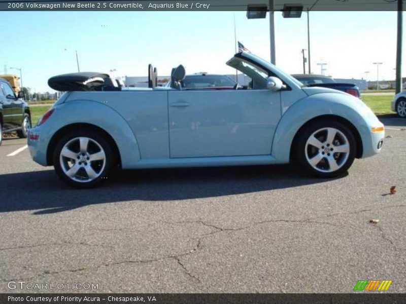 Aquarius Blue / Grey 2006 Volkswagen New Beetle 2.5 Convertible