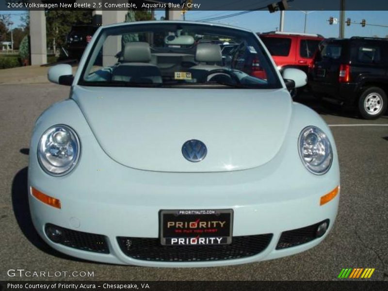 Aquarius Blue / Grey 2006 Volkswagen New Beetle 2.5 Convertible