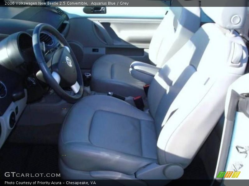 Aquarius Blue / Grey 2006 Volkswagen New Beetle 2.5 Convertible