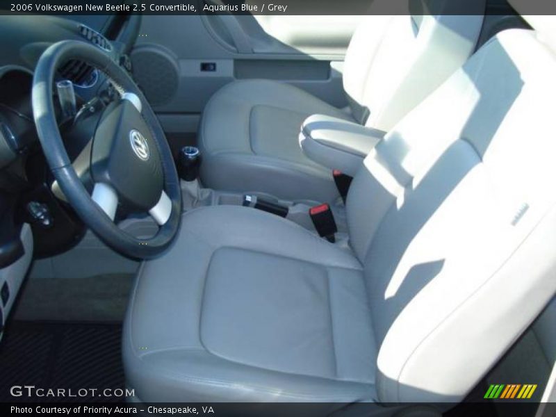 Aquarius Blue / Grey 2006 Volkswagen New Beetle 2.5 Convertible