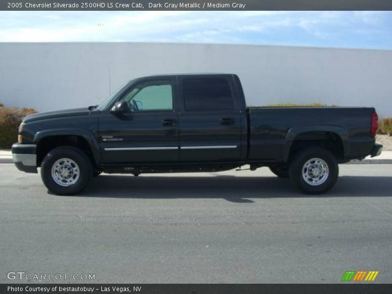 Dark Gray Metallic / Medium Gray 2005 Chevrolet Silverado 2500HD LS Crew Cab