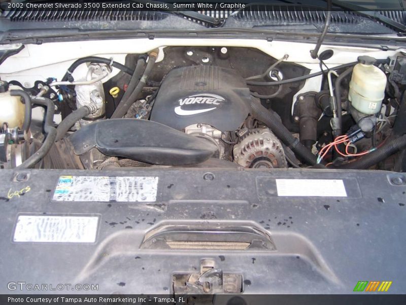 Summit White / Graphite 2002 Chevrolet Silverado 3500 Extended Cab Chassis