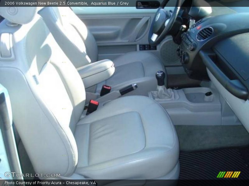 Aquarius Blue / Grey 2006 Volkswagen New Beetle 2.5 Convertible