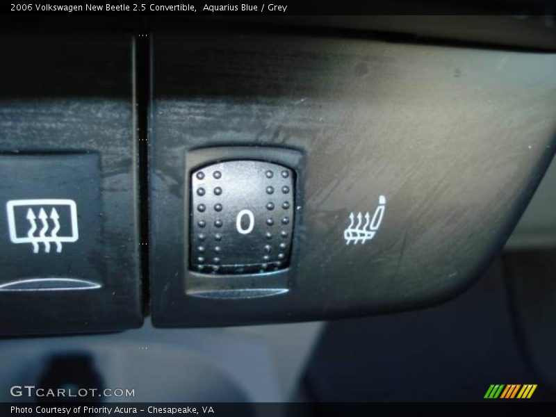 Aquarius Blue / Grey 2006 Volkswagen New Beetle 2.5 Convertible