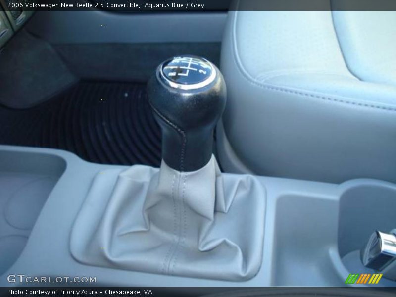 Aquarius Blue / Grey 2006 Volkswagen New Beetle 2.5 Convertible