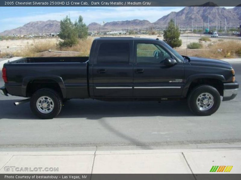 Dark Gray Metallic / Medium Gray 2005 Chevrolet Silverado 2500HD LS Crew Cab