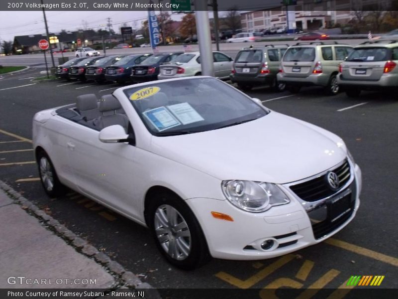 Candy White / Moonrock Grey 2007 Volkswagen Eos 2.0T