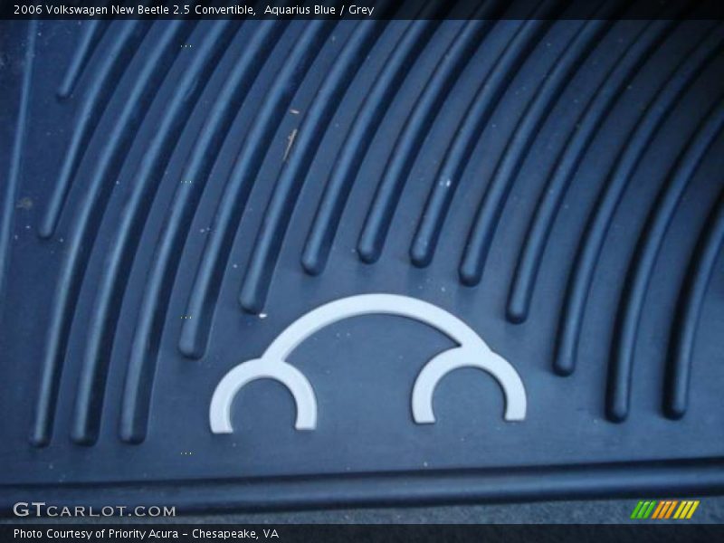 Aquarius Blue / Grey 2006 Volkswagen New Beetle 2.5 Convertible