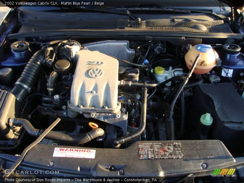 Marlin Blue Pearl / Beige 2002 Volkswagen Cabrio GLX