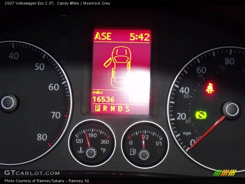 Candy White / Moonrock Grey 2007 Volkswagen Eos 2.0T