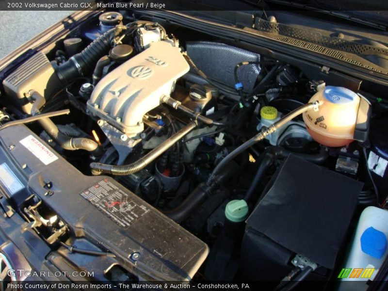 Marlin Blue Pearl / Beige 2002 Volkswagen Cabrio GLX
