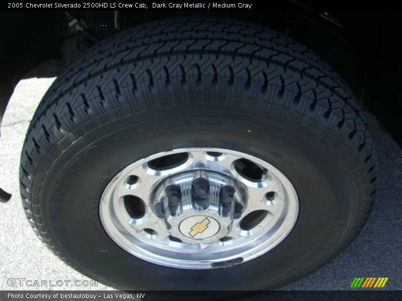 Dark Gray Metallic / Medium Gray 2005 Chevrolet Silverado 2500HD LS Crew Cab