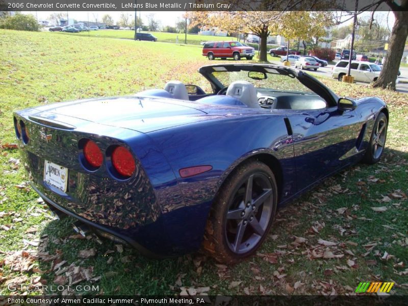 LeMans Blue Metallic / Titanium Gray 2006 Chevrolet Corvette Convertible