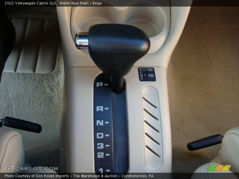 Marlin Blue Pearl / Beige 2002 Volkswagen Cabrio GLX