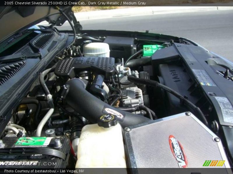 Dark Gray Metallic / Medium Gray 2005 Chevrolet Silverado 2500HD LS Crew Cab