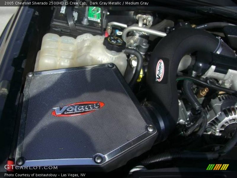 Dark Gray Metallic / Medium Gray 2005 Chevrolet Silverado 2500HD LS Crew Cab